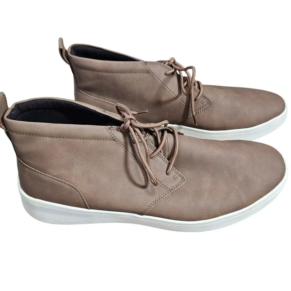 IZOD Palmer Mens Brown Chukka Sneaker Boots Memory Foam 12M Business Casual